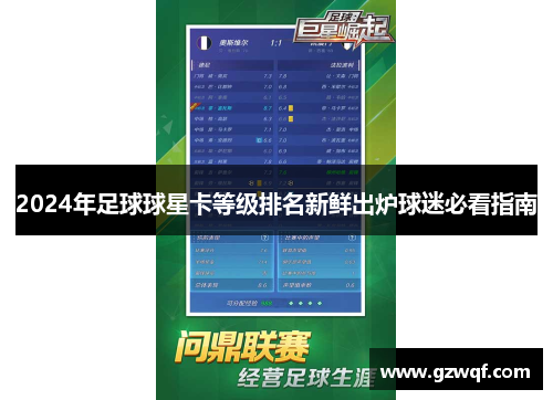 2024年足球球星卡等级排名新鲜出炉球迷必看指南